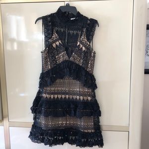 Gab and Kate High Neck Lace Dress